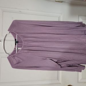 Lauren long sleeve purple shirt